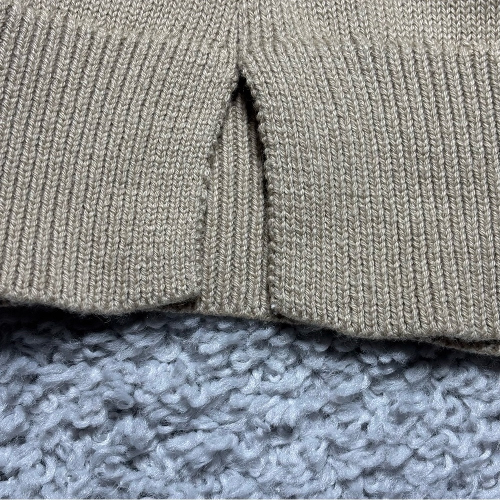 Vintage Norm Thompson Sweater Womens Extra Small Wool Fox Houndstooth Turtleneck - Picture 5 of 6